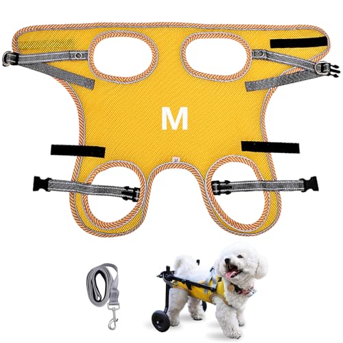 Rollstuhlkleidung für Hunde, Gelb, Größe M Rollstuhlkleidung für Hunde, Gelb, Größe M von Pet Baby