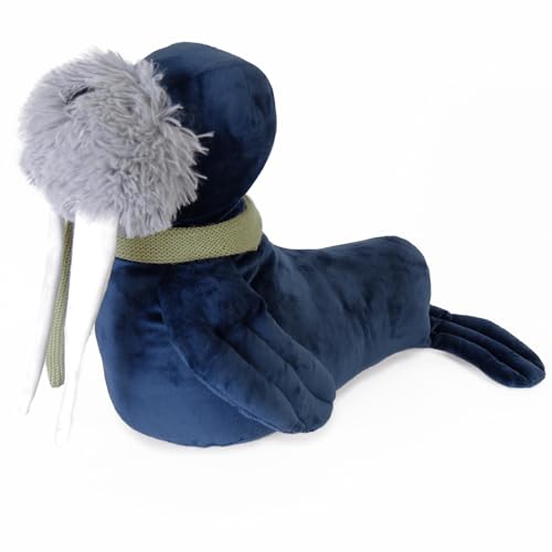 Angsthundespielzeug, Lavendelgefüllt, Walross-Kuschelspielzeug für Hund & Welpen, beruhigendes Plüsch-Spielzeug mit Quietscher für Stress- und Angstlinderung bei Hunden, Marineblau, groß, 30 x 25 x 12 Angsthundespielzeug, Lavendelgefüllt, Walross-Kuschelspielzeug für Hund & Welpen, beruhigendes Plüsch-Spielzeug mit Quietscher für Stress- und Angstlinderung bei Hunden, Marineblau, groß, 30 x 25 x 12 von Pet Brands