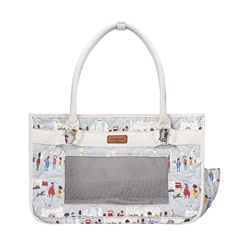 Cath Kidston Transportbox für Haustiere, Stoff-Tragetasche, für Hunde und Katzen, mit London-Druck, wasserabweisend, maschinenwaschbarer Bezug, atmungsaktive Netz-Einsätze, 42 x 18 x 29 cm, mehrfarbig von Pet Brands