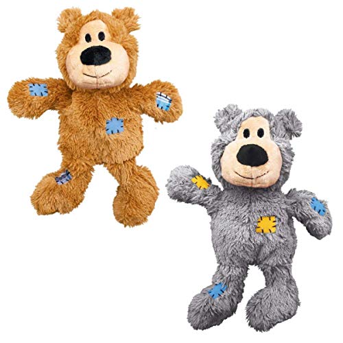 Pet Connection Wild Knots Bären, Hellbraun und Grau, Plüsch, 2 Stück für mittlere Hunde Pet Connection Wild Knots Bären, Hellbraun und Grau, Plüsch, 2 Stück für mittlere Hunde von Pet Connection