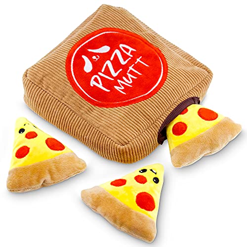 Pet Craft Mehrteiliges Hundespielzeug in Pizza-Box von Pet Craft Supply