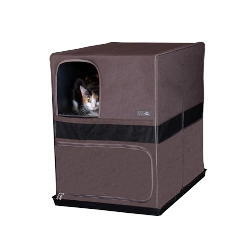 Pet Gear Pro Pawty für Katzen mit LittertraX-Matte, Schluss mit Streustreu, faltbar, leicht zu reinigen, Katzentoilette Nicht im Lieferumfang enthalten, Schokolade Pet Gear Pro Pawty für Katzen mit LittertraX-Matte, Schluss mit Streustreu, faltbar, leicht zu reinigen, Katzentoilette Nicht im Lieferumfang enthalten, Schokolade von Pet Gear