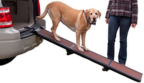Pet Gear Travel Lite Dreifach-Faltrampe für Hunde, 180cm Länge, trägt 100kg von Pet Gear
