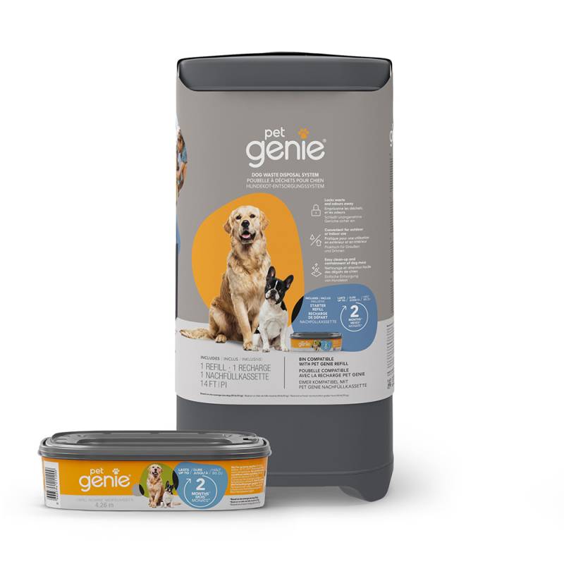 Pet Genie Hundekot-Entsorgungssystem - Sparset: Pet Genie Entsorgungseimer + Nachfüllkassette Pet Genie Hundekot-Entsorgungssystem - Sparset: Pet Genie Entsorgungseimer + Nachfüllkassette von Pet Genie by Litter Locker