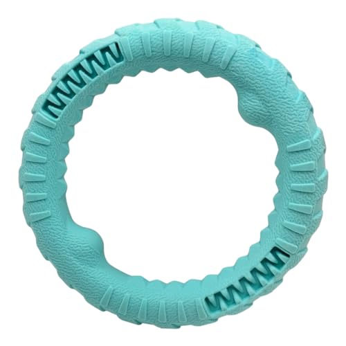 Pet Guru® Haustier-Hundetrainingsring, Anti-Bissspielzeug, schwimmendes Spielzeug, Welpen, Sommer, Haustier-Training, Outdoor, langlebig, Kauen, interaktives Training, Aktivitätsspielzeug (Meerblau, von Pet Guru