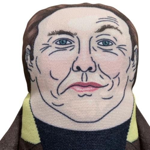 PET HATES TOYS Elon Musk Hundespielzeug für kleine und große Hunde, weich und doppelt, quietschend, Größe S von Pet Hates Toys
