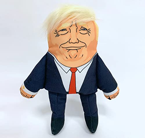 Pet Hates Toys Political Leaders Hundespielzeug, weich, quietschend, für kleine und große Hunde (Regular, Donald Trump) von Pet Hates Toys