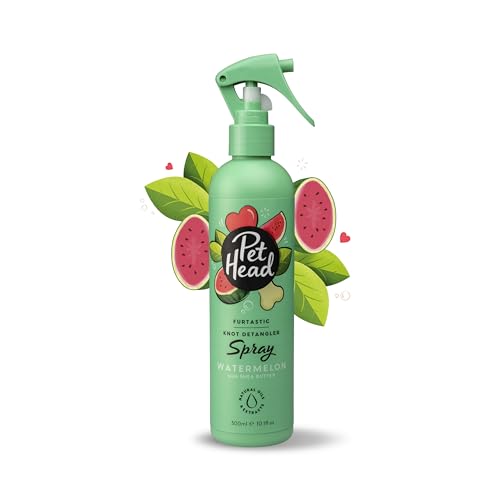 PET HEAD Entwirrungsspray für Hunde 300 ml, Furtastic, Wassermelonenduft, Pflegt & macht langes, lockiges Hundefell weich, Hypoallergen, pH-neutral, Vegan & tierversuchsfrei, Sanfte Formel für Welpen von Company of Animals