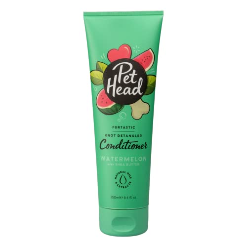 PET HEAD Conditioner für Hunde 250 ml, Furtastic, Wassermelonenduft, Pflegt & macht langes, lockiges Hundefell weich, Hypoallergen, pH-neutral, Vegan & tierversuchsfrei, Sanfte Formel für Welpen von Company of Animals