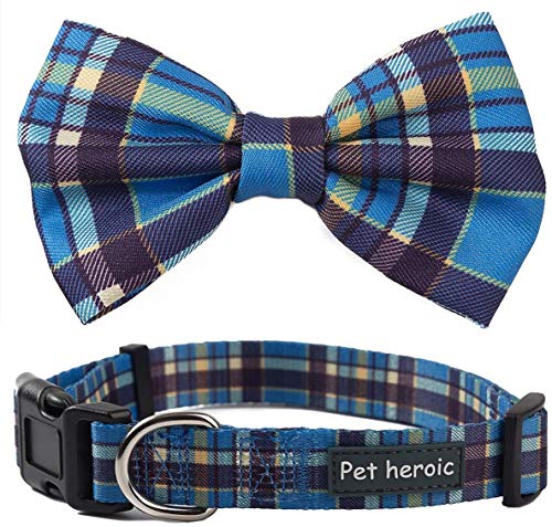 Pet Heroic Hundehalsband als Fliege - Anpassbares & Komfortables Hundeband - Small, Medium und Large - 3 Verschiedene Styles - Halsband für Katzen geeignet von Harfkoko