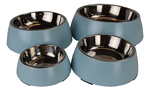 Pet-Joy Products DoggyBowl Metallic Hundenapf, Farbe:Blue, Größe:L von Pet-Joy Products