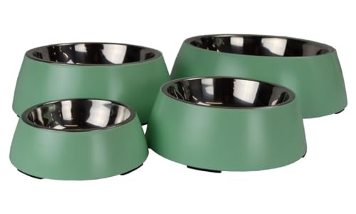 Pet-Joy Products DoggyBowl Metallic Hundenapf, Farbe:Green, Größe:M von Pet-Joy Products