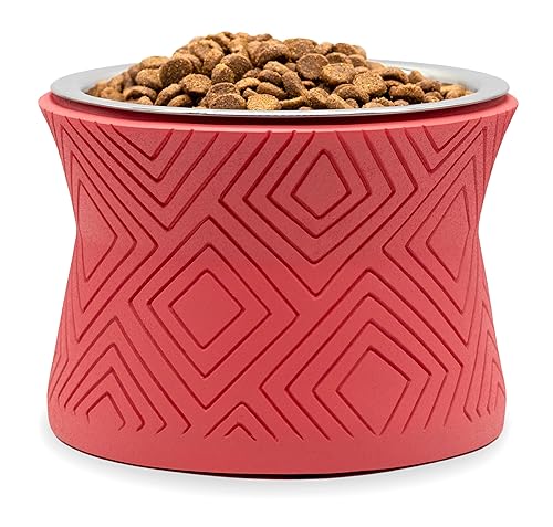 Pet Junkie Santa Fe Einzelner erhöhter Futternapf, Ständer mit herausnehmbarem Edelstahl-Innennapf für kleine Hunderassen oder Katzen, erhöhtes Hundefutter oder Wasserstation (klein, Korallenrosa) Pet Junkie Santa Fe Einzelner erhöhter Futternapf, Ständer mit herausnehmbarem Edelstahl-Innennapf für kleine Hunderassen oder Katzen, erhöhtes Hundefutter oder Wasserstation (klein, Korallenrosa) von Pet Junkie