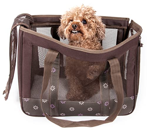 Pet Life Surround View' Posh Fashion Pet Carrier, Medium, Mud Brown Pet Life Surround View' Posh Fashion Pet Carrier, Medium, Mud Brown von Pet Life