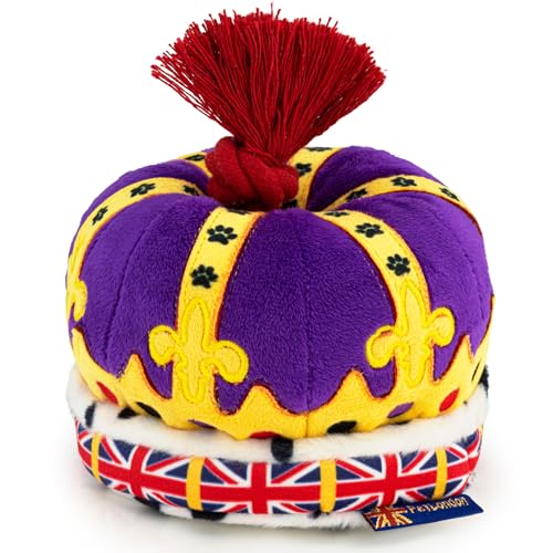 Pet London British Crown Hundespielzeug mit großem Quietscher und Seilzug Pet London British Crown Hundespielzeug mit großem Quietscher und Seilzug von Pet London