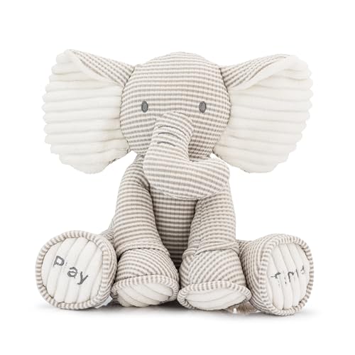 Pet London My Elephant Play Time Plüsch-Hundespielzeug mit vier versteckten Quietschern, Baumwollseilschwanz und knisternden Ohren für sensorische Freude Pet London My Elephant Play Time Plüsch-Hundespielzeug mit vier versteckten Quietschern, Baumwollseilschwanz und knisternden Ohren für sensorische Freude von Pet London