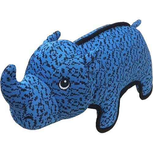 Pet Lou 01394 Farmhouse Rhino, 33 cm, Blau von Pet Lou