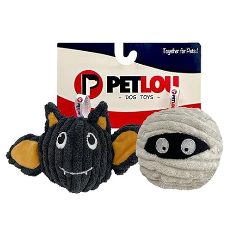 Pet Lou Batmmy EZ Quietschball, 2 Stück, 10,2 cm Breite Pet Lou Batmmy EZ Quietschball, 2 Stück, 10,2 cm Breite von Pet Lou