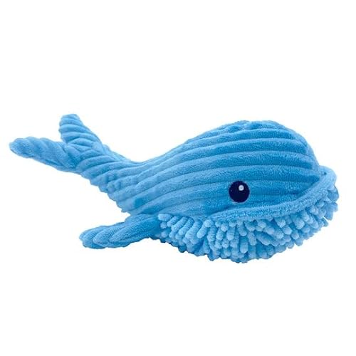 Pet Lou Blue Bay Hundespielzeug, Wal, 30,5 cm lang von Pet Lou