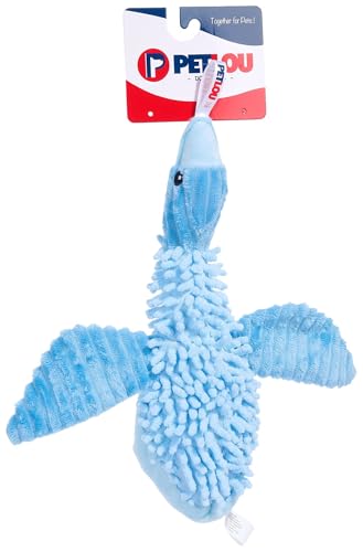 Pet Lou Blue Bay Stockente Hundespielzeug, 30,5 cm lang von Pet Lou