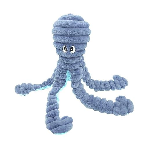 Pet Lou King Octopus, 66 cm Höhe, Blau, Haustierspielzeugzubehör von Pet Lou