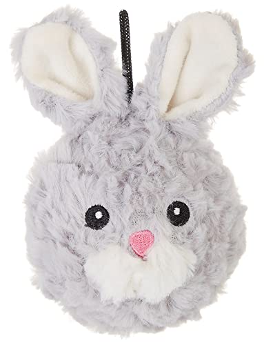 Petlou Quietschspielzeug für aggressive Kauer, kleine und mittelgroße Rassen, Kauspielzeug, Apportierball, Ballspielzeug, Quietschendes Hundespielzeug (10,2 cm EZ Quietschendes Kaninchen) von Pet Lou
