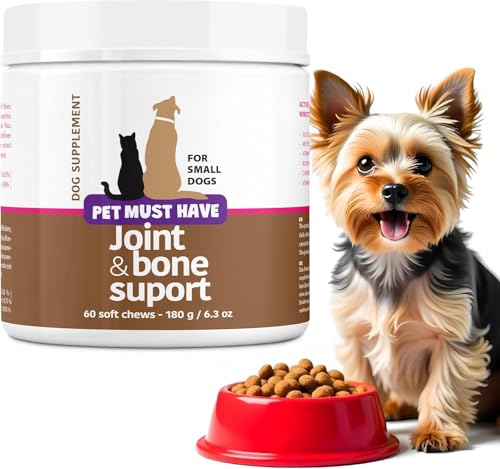 PET MUST HAVE Gelenk- und Knochentabletten für Hunde mit Grünlippmuschel MSM, Glucosamin, Chondroitin 60 Kapseln Hundeleckerli, für kleine Hunde PET MUST HAVE Gelenk- und Knochentabletten für Hunde mit Grünlippmuschel MSM, Glucosamin, Chondroitin 60 Kapseln Hundeleckerli, für kleine Hunde von Pet Must Have