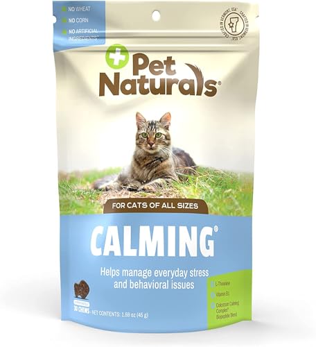 Pet Naturals – Beruhigend für Katzen, Verhaltensunterstützung, 30 Bissgrößen von Pet Naturals