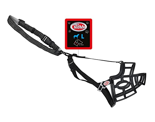Kugantel Kunststoff Elastische Schnauze 35cm Plus Halsband 2cm: 31-55cm, MUZLE-Collar-L Kugantel Kunststoff Elastische Schnauze 35cm Plus Halsband 2cm: 31-55cm, MUZLE-Collar-L von Pet Nova