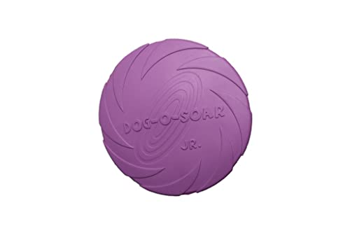 Pet Nova Frisbee, Gummischeibe, 15cm violett, RUB-DISC-VIOLET-15CM von Pet Nova