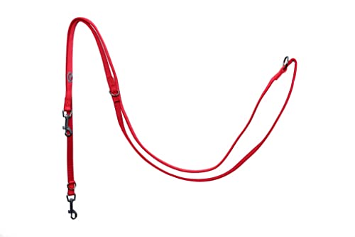 Verstellbare Nylon-Leine mit Neoprenfutter 1,5cm x 240cm,rot, L-NEO-Adjust-RED-S von Pet Nova