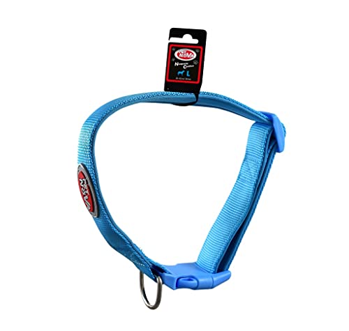 Verstellbares Nylonhalsband mit Neoprenfutter Neoprene Comfort Größe L - 2,0cm (28cm-45cm), Himmelblau, CO-NEO-LIGHTBLUE-L von Pet Nova