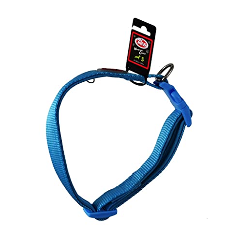 Verstellbares Nylonhalsband mit Neoprenfutter Neoprene Comfort Größe S - 1,5cm (25cm-40cm), Himmelblau, CO-NEO-LIGHTBLUE-S von Pet Nova