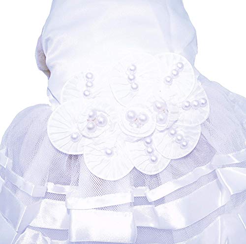 Pet Palace Hochzeitskleid, für Hochzeiten und besondere Anlässe, inkl. LED-Hundehalsband von Pet Palace