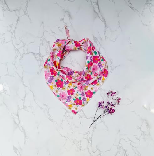 Hundehalstuch, Blumenmädchen, Größe M/L Hundehalstuch, Blumenmädchen, Größe M/L von Pet Pooch Boutique