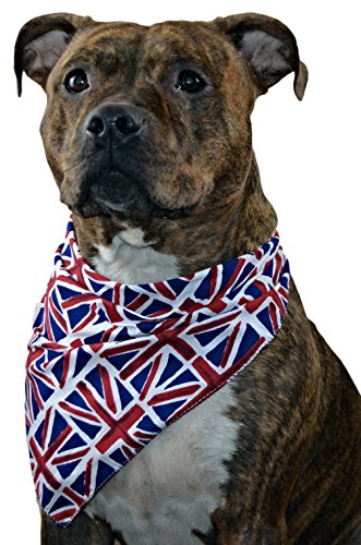 Pet Pooch Boutique Hunde-Halstuch, Union Jack, Größe XS/S von Pet Pooch Boutique