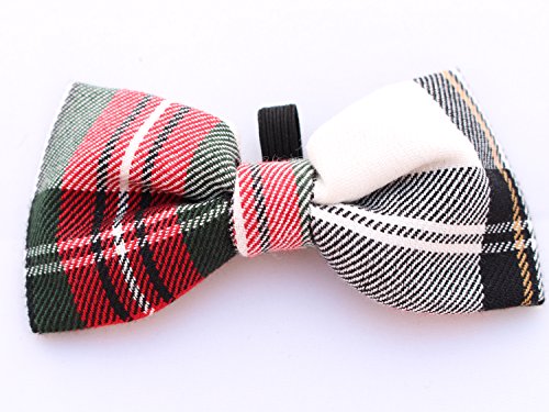 Pet Wachhund, Boutique Alfies Plaid Fliege für Hunde, Medium, Rot von Pet Pooch Boutique