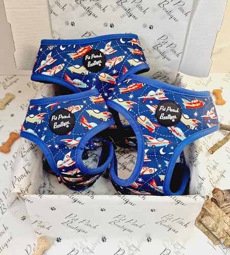 Racing Rocket Ship Hundegeschirr S Racing Rocket Ship Hundegeschirr S von Pet Pooch Boutique