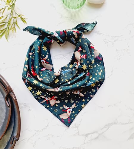 Rentier Strümpfe Weihnachten Hund Bandana S/M Rentier Strümpfe Weihnachten Hund Bandana S/M von Pet Pooch Boutique