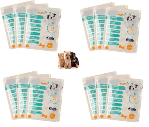 Pet Prime Ersatz-Wärmepackungen für Plüsch-Kaninchen-Spielzeug, 12 geruchlose Ersatzpackungen, bis zu 24 Stunden kontinuierliche Wärme, luftaktiviert und gebrauchsfertig von Pet Prime