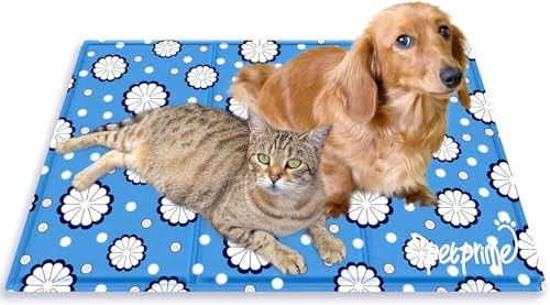 Pet Prime Kühlmatte Hund 90x60cm, Kühlmatte für Hunde, Hunde Kühlmatte für Kisten, Hundehütten und Betten für heiße Sommertage von Pet Prime
