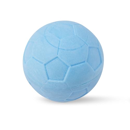Pet Prime Robuster elektrischer Hundeball mit unregelmäßigem Rollen & farbigen Lichtern - Kaubeständiger ETPU Fußball, schnelles Aufladen, IPX65 wasserdicht - Lustiges interaktives Hundespielzeug von Pet Prime
