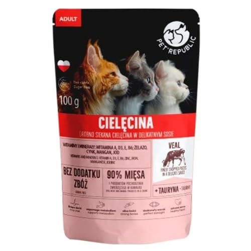 Pet Republic Nassfutter Kalbfleisch 100 g von Pet Republic