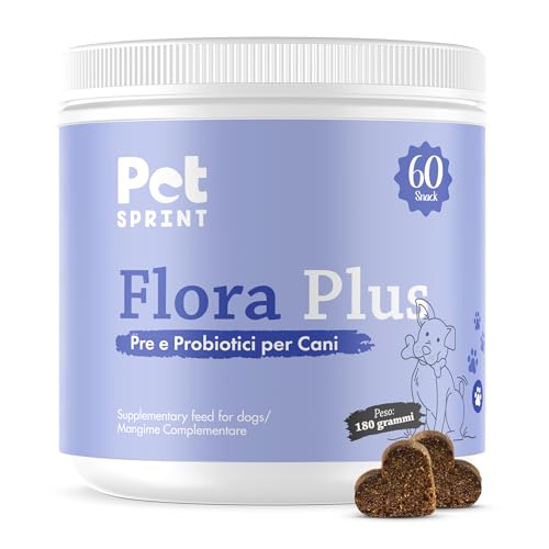 Pet Sprint Flora Plus Probiotika für Hunde, 180 g, 60 Dosen, Verdauungsunterstützung von Pet SPRINT