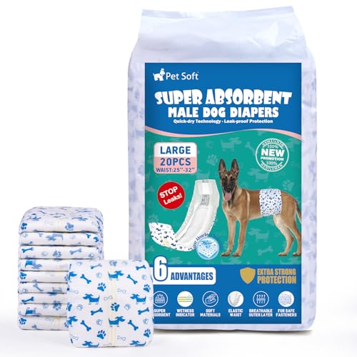 Pet Soft Hundewindeln für Rüden von Pet Soft