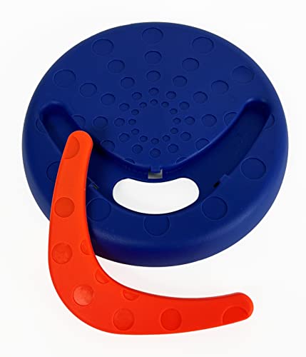 Pet Store Die Blaue Frisbee mit Boomerang-Hundespielzeug, ideal zum Werfen und Apportieren, fördert das Spielen Ihrer Hunde, fördert gesunde Bewegung von Green Jem