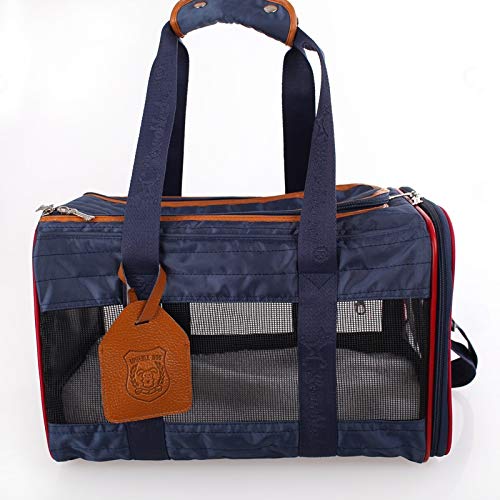 Pet Bag katzentasche hundetasche pet Rucksack pet Outing Bag Tragetasche Handtasche atmungsaktiv leicht und bequem (Farbe : A) von Pet Supplies