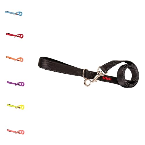 PetTagArt Hundeleine I 140 cm x 2 cm I Hundeführerleine I Schlepp-Leine groß extrem leicht & robust I geflochtene hochwertige I Für kleine & große Hunde I I Schlepp-Leine groß | Gratis (Schwarz) PetTagArt Hundeleine I 140 cm x 2 cm I Hundeführerleine I Schlepp-Leine groß extrem leicht & robust I geflochtene hochwertige I Für kleine & große Hunde I I Schlepp-Leine groß | Gratis (Schwarz) von Pet Tag Art