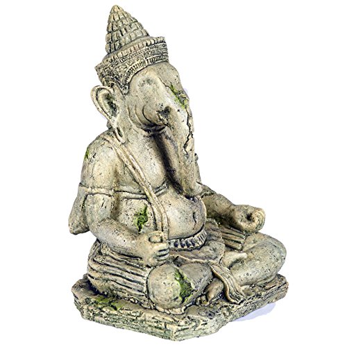 Pet Ting Aquarium-Dekoration Antike Statue von Ganesha, Dekoration für Vivarium Pet Ting Aquarium-Dekoration Antike Statue von Ganesha, Dekoration für Vivarium von Pet Ting