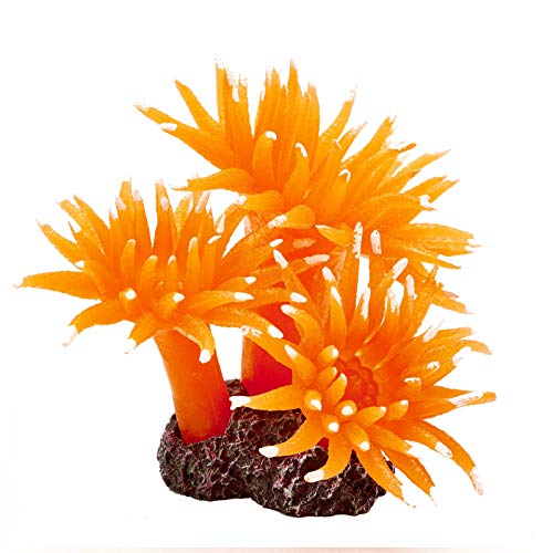 Pet Ting Deko-Anemone, Orange, 12 x 9 x 7 cm, 0,0749 kg von Pet Ting